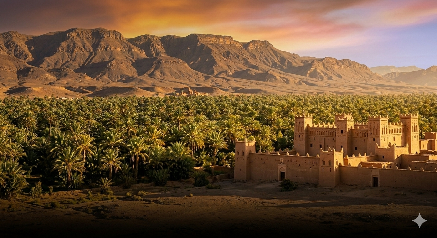 Dunes de Tinfou au coucher du soleil, désert de Zagora