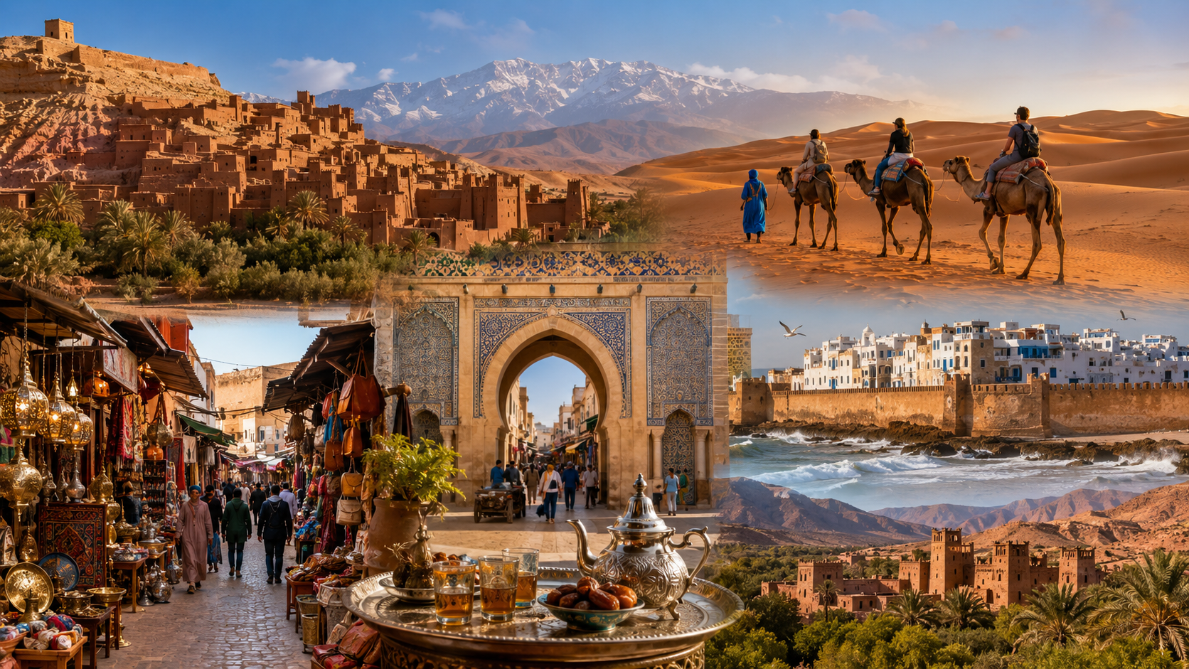 Premier voyage au Maroc, paysages variés